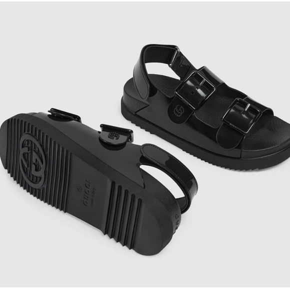 Authentic Gucci Isla Rubber Sandal - Picture 6 of 13